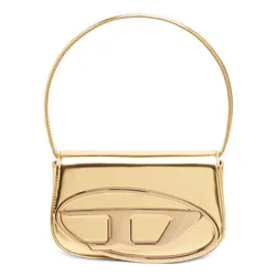 Túi Đeo Vai Diesel Women's Natural Logo-plaque Shoulder Bag X08396PS202 Màu Vàng Gold