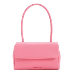 Túi Đeo Vai Nữ Charles & Keith CNK Curved Handle Shoulder Bag 50782061 Màu Hồng
