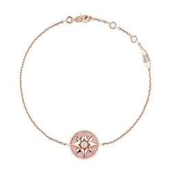 Vòng Đeo Tay Dior Rose Des Vents Braceletrose Gold, Diamond And Pink Opal JRDV95003_0000 Màu Vàng Hồng (Chế Tác)