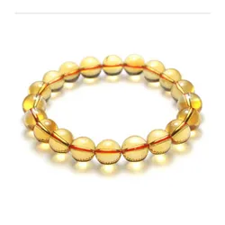 Vòng Đeo Tay LiLi Jewelry Thạch Anh Vàng Citrine 7A  LILI_378984 Màu Vàng Kích Thước Đá 6mm