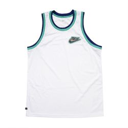 Áo Ba Lỗ Nam Nike Giannis Freak Contrasting Colors Logo Breathable Mesh Sports Basketball DA5685 121 T Shirt Màu Trằng Xanh Size S