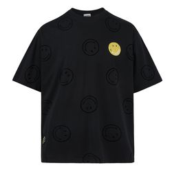 Áo Phông 13 De Marzo Allover Smiley Palda Bear T-shirt FR-JX-151 Màu Đen Size S