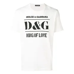 Áo Phông Nam Dolce & Gabbana D&G T-Shirt Magia Uomo Màu Trắng Size 46