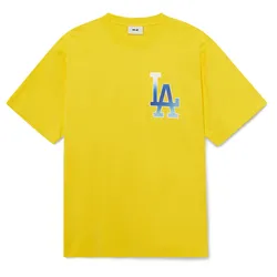 Áo Phông MLB LA Dodgers Tshirt 3ATSB0333-07MSS Màu Vàng