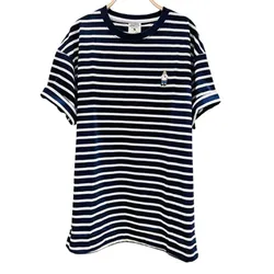 Áo Phông WHOAU Tshirt Sọc Màu Xanh Navy