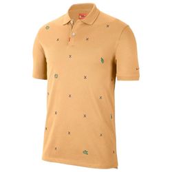 Áo Polo Unisex Nike Jumping Pattern Embroidery Short Sleeve Shirt CI9772 251 Màu Vàng Cam Size S