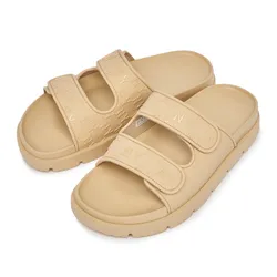 Dép MLB Chunky Bouncer New York Yankees 3ALPCBT33-50SAL Màu Be