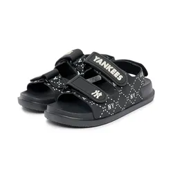 Dép Sandal Trẻ Em MLB Ace Diamond Monogram New York Yankees 7ASDM0133-50BKS Màu Đen