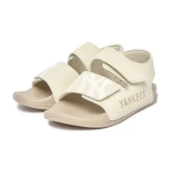 Dép Sandal Trẻ Em MLB New York Yankees 7ASDB0433-50BGL Màu Kem