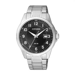 Đồng Hồ Nam Citizen BI5040-58E Màu Đen Bạc Sang Trọng, Thiết Kế Cổ Điển, Khả Năng Chịu Nước 50m, Phong Cách Đẳng Cấp Nhật Bản