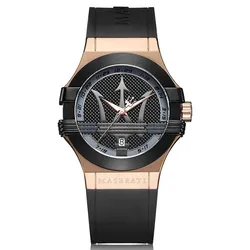 Đồng Hồ Nam Maserati Potenza Black Dial R8851108002 Màu Đen, Vàng Hồng