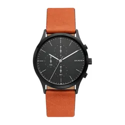 Đồng Hồ Nam Skagen Jorn Leather Watch SKW6477 Màu Nâu Cam