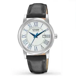 Đồng Hồ Nữ Citizen Eco Drive Dây Da Cá Sấu EW1568 – 04A Màu Đen