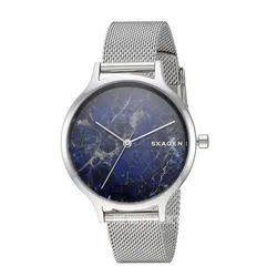 Đồng Hồ Nữ Skagen Anita Watch SKW2718 Màu Bạc Mặt Xanh