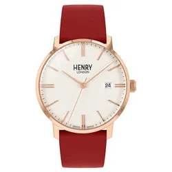 Đồng Hồ Unisex Henry London HL40-S-0402 Màu Đỏ