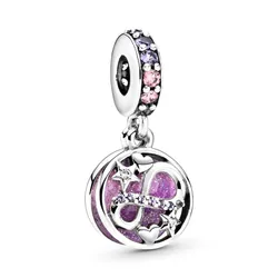 Hạt Vòng Charm Pandora Infinity Sterling Silver Dangle 798829C01 Phối Màu C_QP