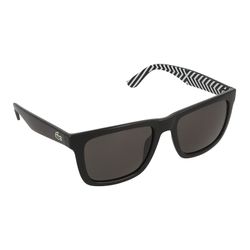 Kính Mát Lacoste Reverse Stripe Wayfarer Sunglasses in Black L750S 001 54 Màu Đen Xám