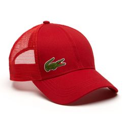 Mũ Lacoste Trucker Red Cap Màu Đỏ