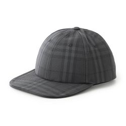 Mũ Nam Burberry Vintage Check Cotton Baseball Cap 8056137 Màu Xám Size S