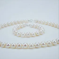 Set Dây Chuyền + Vòng Đeo Tay Nữ Minh Hà Pearl Jewelry Ngọc Trai Màu Trắng