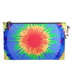 Túi Cầm Tay Nam Versace Medusa Cluch Leather Zip Case Bag Phối Màu