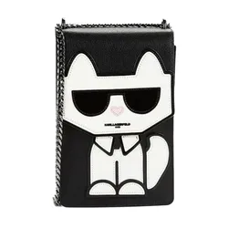 Túi Đeo Chéo Nữ Karl Lagerfeld Paris Ikons Choupette Crossbody Màu Đen