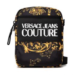 Túi Đeo Chéo Versace Jeans Couture Baroque Crossbody Bag Màu Đen Vàng
