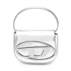 Túi Đeo Vai Nữ Diesel 1DR-XS-S - Mini Bag In Mirrored Leather X08957PS202 Màu Bạc