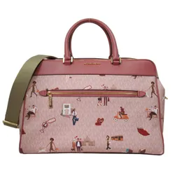 Túi Xách Michael Kors MK Jet Set Girls Duffle Bag 35F2G5CT4V Màu Hồng