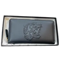 Ví Gucci Tiger Supreme Wallet In Black Màu Đen
