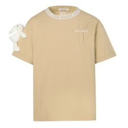 Áo Phông 13 De Marzo Round Neck Stitch Logo T-Shirt Hazelnut FR-JX-529 Màu Nâu Size S
