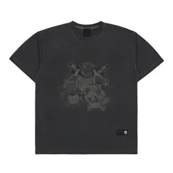 Áo Phông Acmé De La Vie ADLV Kkobugi Evolution Pigment Short Sleeve Tshirt Charcoal Màu Than Chì