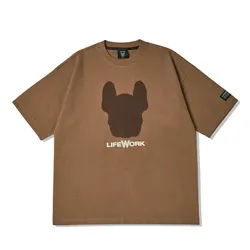 Áo Phông LifeWork Lava Bigradoc LW232TS416 Tshirt Màu Nâu Size L