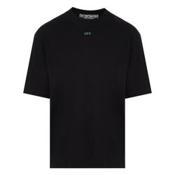 Áo Phông Nam Off-White Black With Logo Printed Tshirt OMAA120S23JER0161070 Màu Đen