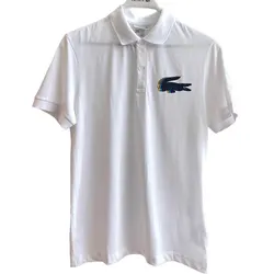 Áo Polo Nam Lacoste Regular Fit DH9654 001 Màu Trắng