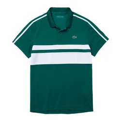 Áo Polo Nam Lacoste Sport Breathable Resistant Piqué Tennis Polo Shirt DH9605 Màu Xanh Green Size M