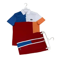 Bộ Quần Áo Nam Lacoste Men's Lacoste Sport Breathable Color-Block Pique Màu Đỏ Size M