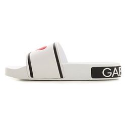 Dép Dolce & Gabbana D&G Logo Sandal Màu Trắng