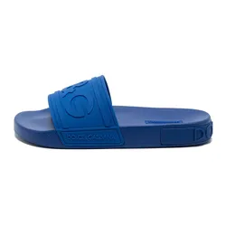 Dép Nam Dolce & Gabbana D&G Blue With Embossed CS1786 AX389 89903 Màu Xanh Size 40