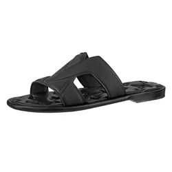 Dép Nam Louis Vuitton LV Oasis Mules Black 1AA4CB Màu Đen Size 41