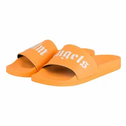 Dép Nam Palm Angels Orange With White Logo PMIC001S23PLA0012001 Màu Cam