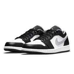 Giày Thể Thao Nike Air Jordan 1 Low Smoke Grey V3 553558-040 Màu Xám Đen