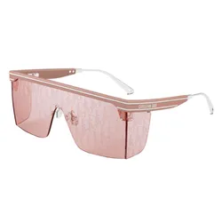 Kính Mát Dior Club M1U Pink Dior Oblique Mask Sunglasses Màu Hồng