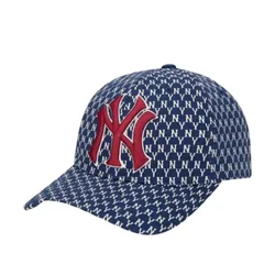 Mũ MLB Monogram Curve Adjustment Cap New York Yankees 32CPFB011-50N Màu Xanh Navy