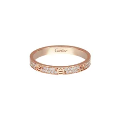 Nhẫn Nữ Cartier Love Ring Small Model B4218100 Màu Vàng Hồng (Chế Tác)
