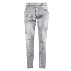 Quần Jean Nam Dsquared2 Grey Wash Dáng Skater S71LB1095 S30260 852 Màu Xám