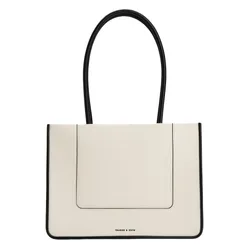Túi Tote Nữ Charles & Keith CNK Daylla Tote Bag - Cream CK2-31200033 Màu Kem