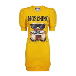 Váy Nữ Moschino Yellow Mixed Teddy Bear Printed - V0451 5527 3029 Màu Vàng
