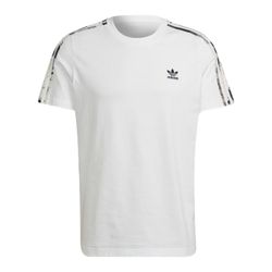 Áo Phông Nam Adidas Tshirt 3-Stripes Camo Tee HK2798 Màu Trắng Size M