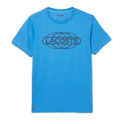 Áo Phông Nam Lacoste Sport Organic Jersey Tshirt TH9281-00 Màu Xanh Blue